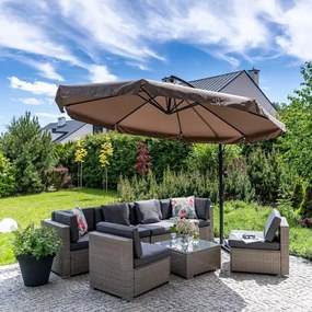 Umbrelă de soare Garden Hero maro