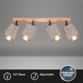 Spot Briloner 2078-041 SPOTLIGHT 4xE27/25W/230V bej