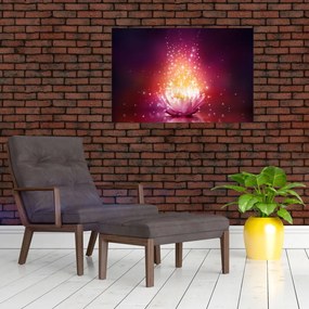 Tablou cu floare de lotus (90x60 cm)