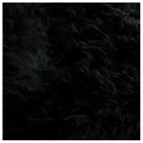 Blană de oaie Native Natural Double, 60 x 240 cm, negru