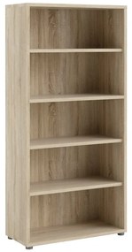 Bibliotecă modulară cu aspect de lemn de stejar 89x189 cm Prima – Tvilum
