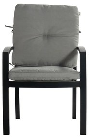 Scaun de grădină gri din metal Rosario – Hartman