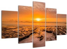Tablou cu apus de soare (150x105 cm)