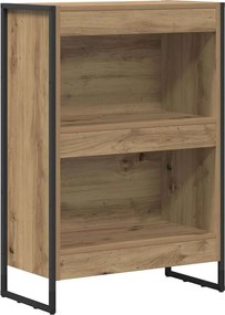 vidaXL Dulap pentru cărți Stejar artizanal 80 x 30 x 155 cm