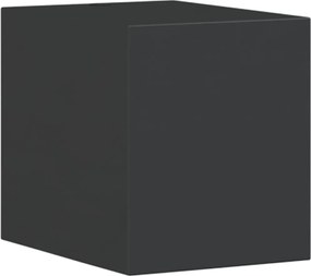 vidaXL Lampă exterioară de perete, negru, aluminiu turnat sub presiune