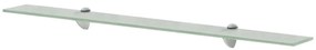 vidaXL Raft suspendat din sticlă, 90 x 20 cm, 8 mm