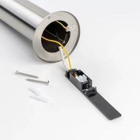 BRILAGI - Lampă LED de exterior ELIA, 1x E27/7W/230V, 4000K, IP44, 50 cm, crom