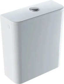 Rezervor pe vas wc Geberit Smyle Square ceramica cu alimentare laterala