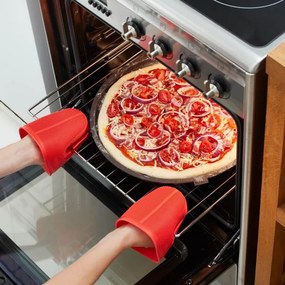 Tava pentru pizza Lekue 1010177, Ø36x1,8 cm, Perforata, Pliabila, -60°C/+220°C, Bronz