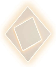 Aplica LED de perete/tavan DAKLA 12W alba