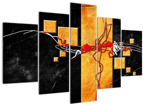 Tablou abstract - Dansatoare (150x105 cm)