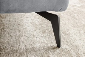 Pat elegant tapitat cu catifea gri, Amsterdam 180x200cm A-46164 VC