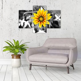 Tablou cu floare galbenă (90x60 cm)