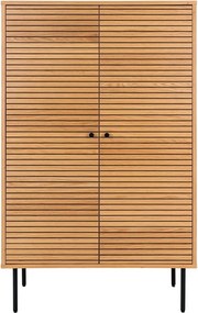 Dulap în culoare naturală cu aspect de lemn de stejar 80x130 cm Kyoto – House Nordic
