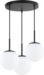 Brilagi - Lustră pe cablu MILO 3xE27/60W/230V neagră