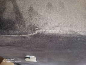 OFERTA Canapea extensibila de colt, reversibila, LIVARO 251x140 cm, gri inchis, a doua calitate