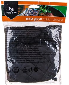 Happy Green Mănuși pentru grătar BBQ, negru