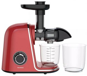Storcator de fructe si legume Klausberg KB 7870, 150 W, 700 ml, Reverse, Accesorii, Rosu
