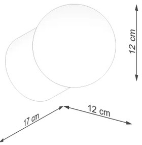 Spot de perete Sollux SL.1192 BOOMO 1xG9/8W/230V