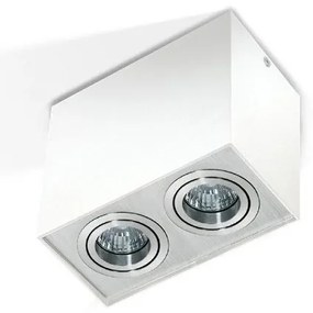 Spot aplicat tavan/plafon stil modern ELOY 2 White/ Alu