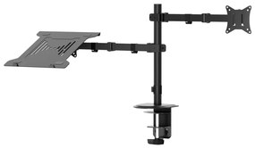 Suport ajustabil pentru monitor și laptop LEVANO negru