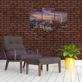 Tablou - Apus de soare în Berlin (90x60 cm)