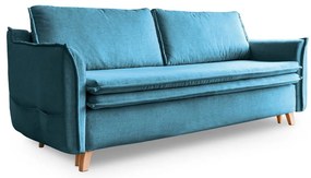 Canapea turcoaz extensibilă 225 cm Charming Charlie – Miuform