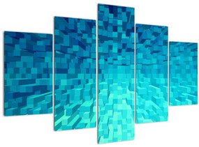 Tabloul - cuburi abstracte (150x105 cm)