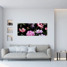 Tablou - Ilustrație de flori (120x50 cm)