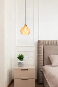 Globo 15898H - Candelabru suspendat pe cablu JESSICA 1xE27/60W/230V Ø 22 cm auriu