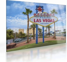 Tablou pe sticlă - Las Vegas (70x50 cm)