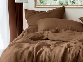 Lenjerie de pat din muselin MUSSARI maro deschis Dimensiune lenjerie de pat: 70 x 90 cm | 140 x 200 cm