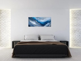 Tablou - Abstractizarea oceanului (120x50 cm)