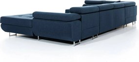 Colțar lemn masiv Formă U Extensibil Roger 345x202cm Personalizabil