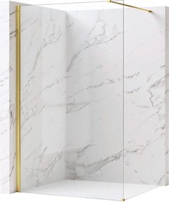 Paravan de dus Rea Flexi Transparent / Gold 110