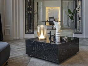 Veioza LED moderna design decorativ Suspiro gold/amber