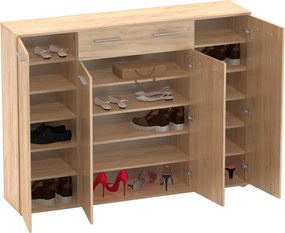 Dulap pentru pantofi, stejar artisan, ALEXIS