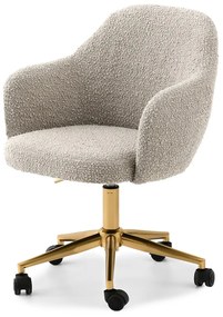 Fotoliu Lolo (bej + auriu). Promo -15%. 1110521