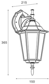 Aplica de Perete Exterior, Protectie IP44, MOONLIT