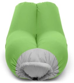 Airchair, scaun gonflabil, 90x80x150cm, rucsac, lavabil, poliester, verde