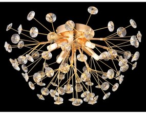 Plafonieră LED Globo 64135D KATRINA 4xG9/3,5W/230V auriu