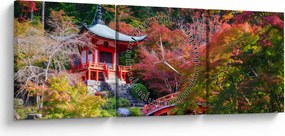 Tablou - Daigodji (cu ceas) (90x30 cm)