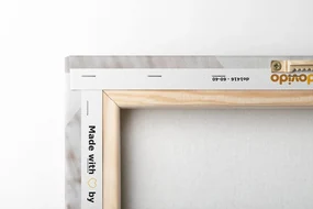 Tablou crinul și pietre de masaj în design alb