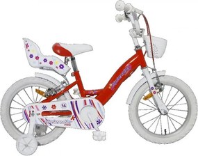 Bicicleta pentru copii NOVOKIDS™ Splend'Or PRO Line Edition, Cu cosulet, Roti 14" inch, Maxim 35 kg, Cadru din otel, Roti ajutatoare detasabile,