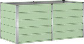 vidaXL Jardinieră Verde 160 x 80 x 75 cm Oțel