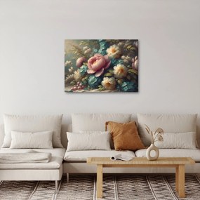 Tablou - Natură moartă cu flori - pictură (70x50 cm)