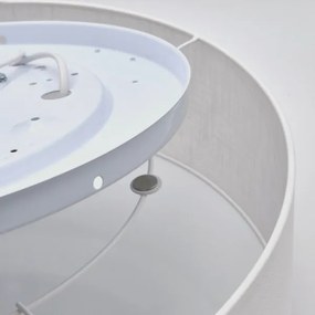 Plafonieră SIRJA 2xE27/60W/230V, Ø 45 cm, albă