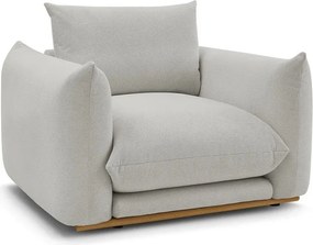 Fotoliu gri deschis Ernest – Bobochic Paris