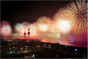 Tablou cu artificii (90x60 cm)