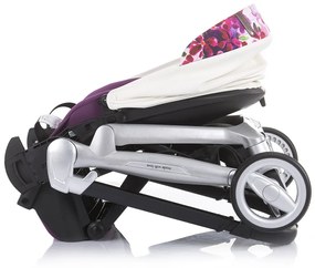 Carucior Chipolino Emotion 3 in 1 white flowers